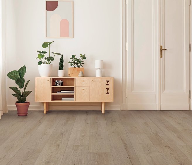 COREtec Plus Enhanced Planks - 7&quot; x 60&quot; - Ferndown Oak floor installation