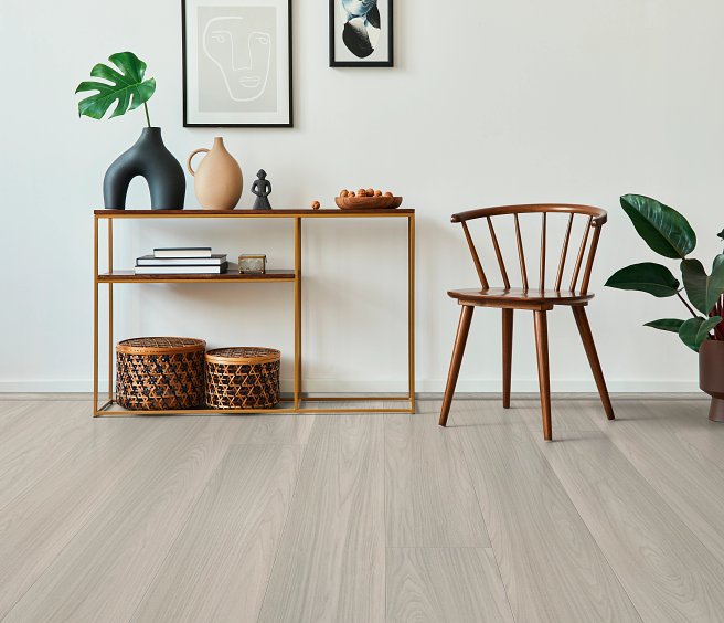 COREtec Pro Premium 9 in. x 72 in. Waterproof Vinyl Plank - Rushden Walnut floor installation