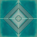 Soci Tile - D' Autore 5" x 5" Tile - Valentino Aqua Glossy