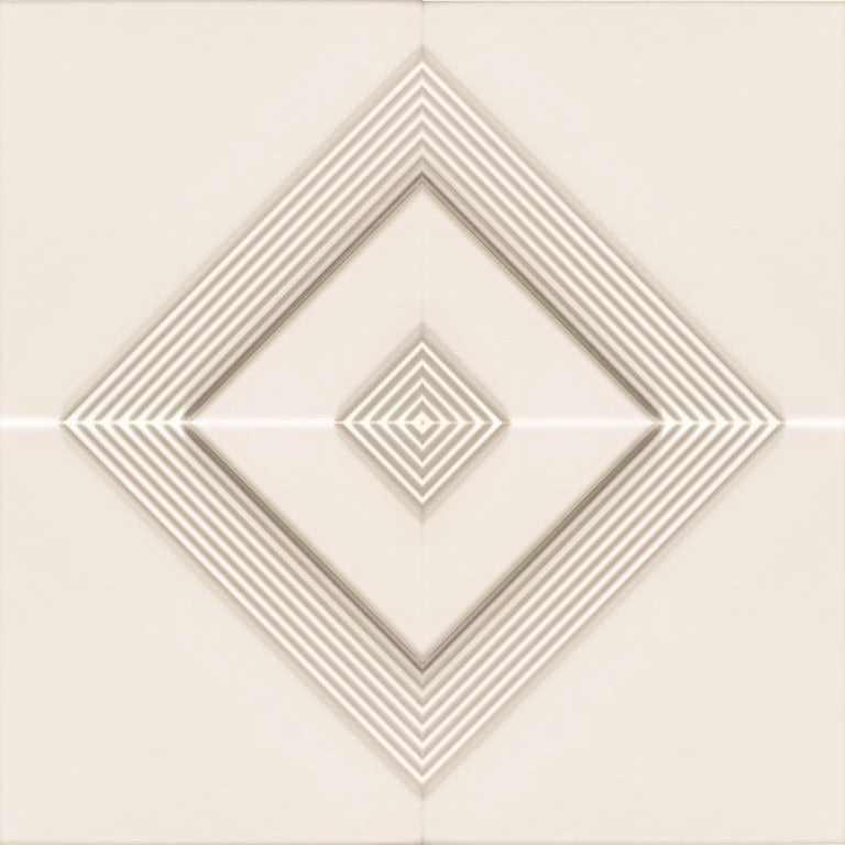 Soci Tile - D&#39; Autore 5&quot; x 5&quot; Tile - Valentino White Matte