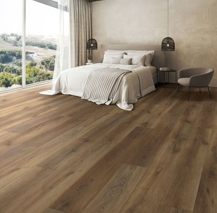 Engineered Floors - Elevate - 9 in. x 60 in. - Luxury Vinyl - Grand Oak Installed