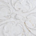 SomerTile - Aevum - 7-7/8" x 7-7/8" - Ceramic Wall Tile - White Ornato Close View