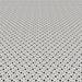 MM Tile and Stone - Thassos & Black Flower Field Marble Polished Waterjet Mosaic