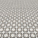 MM Tile and Stone - Thassos, Black & Grey Labyrinth Marble Polished Waterjet Mosaic Installed