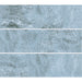 Tesoro - Waves II Series - 6 in. x 20 in. Porcelain Tile - Aqua