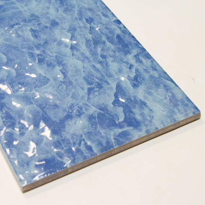 Tesoro - Alps II Series - 6 in. x 24 in. Glossy Porcelain Tile - Turquoise Close View 2