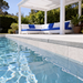 Tesoro - Alps II Series - 6 in. x 24 in. Glossy Porcelain Tile - Ice White Pool Install