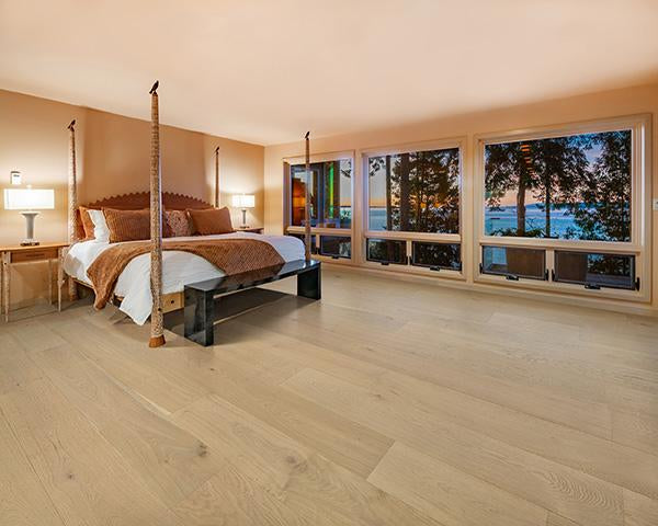 Tesoro - PremierLux - 9.5 in. x 86 in. Luxury Engineered Planks - Cheerful Oak Installed