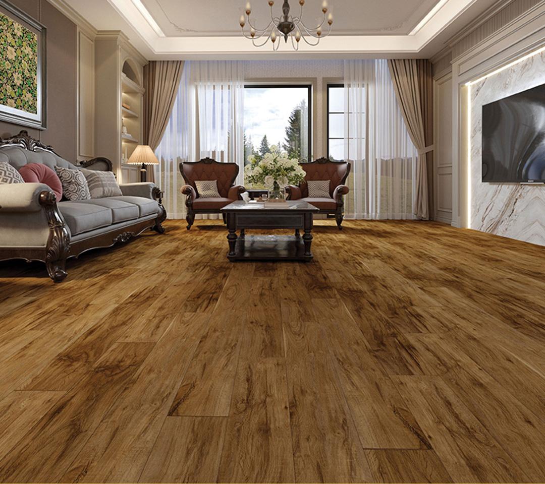 Tesoro - Luxwood XL - 9 in. x 60 in. Luxury Engineered Planks - Cinnamon Installed