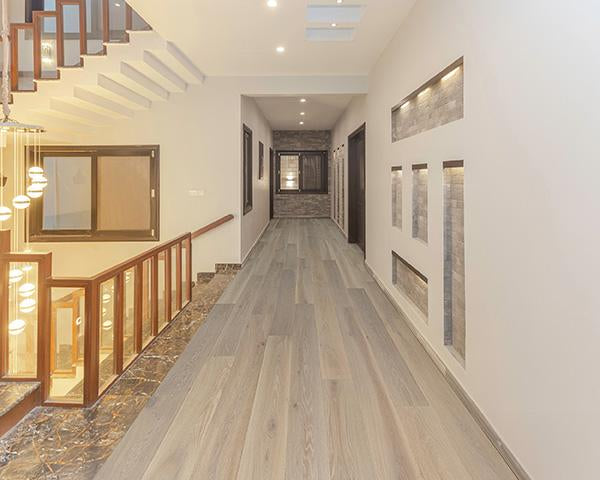 Tesoro - PremierLux - 9.5 in. x 86 in. Luxury Engineered Planks - Enchanted Oak Installed