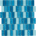 Tesoro - Watercraft Series - 11.75 in. x 11.75 in. Glass Mosaic - St. Lucia
