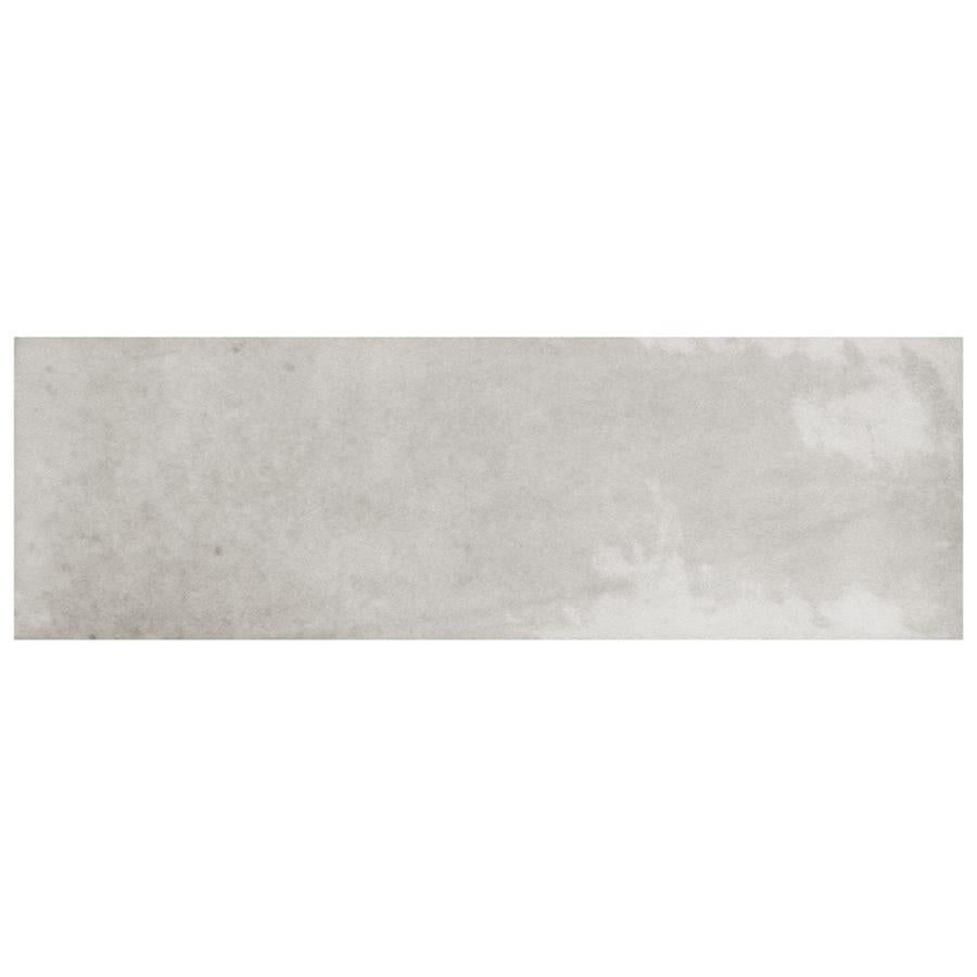 SomerTile - Coco 2 in. x 6 in. Glossy Porcelain Tile - Amber Grey