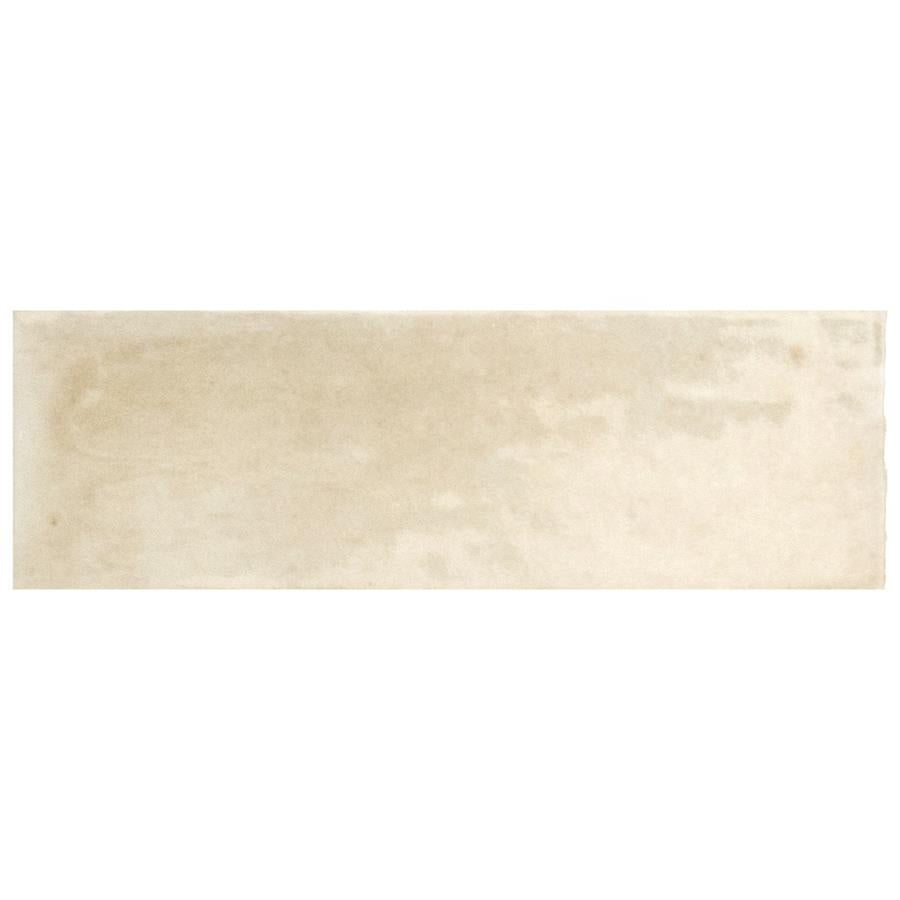 SomerTile - Coco 2 in. x 6 in. Glossy Porcelain Tile - Canvas Beige