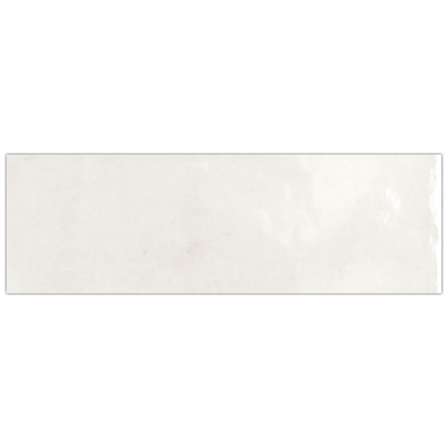 SomerTile - Coco 2 in. x 6 in. Glossy Porcelain Tile - Cloud White