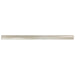 SomerTile - Coco 1 in. x 8 in. Glossy Porcelain Demi-Bullnose - Canvas Beige