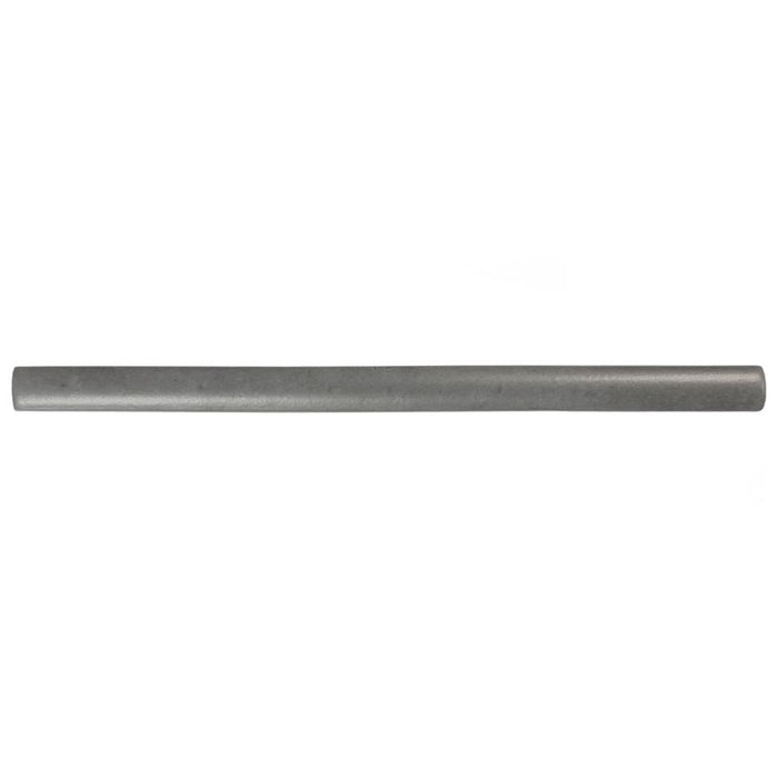 SomerTile - Coco 1 in. x 8 in. Matte Porcelain Demi-Bullnose - Black Hat