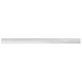 SomerTile - Coco 1 in. x 8 in. Matte Porcelain Demi-Bullnose - Cloud White