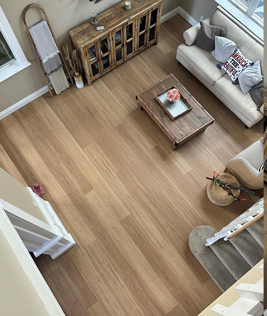 Compass Flooring - The Watershed Collection Laminate - Cumberland Hickory floor installation