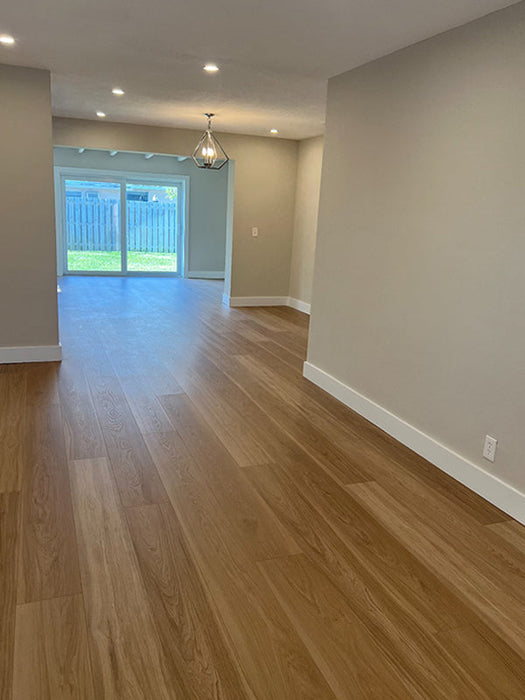 Compass Flooring - The Watershed Collection Laminate - Roanoke Hickory floor installation