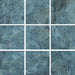 Tesoro - Waves II Series - 6 in. x 6 in. Porcelain Tile - Cobalt