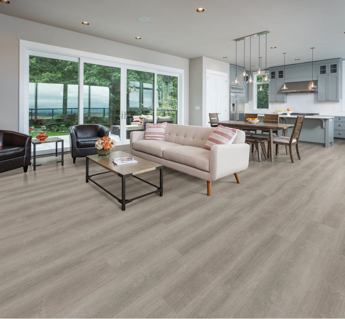 Floors 2000 - Weatherly Collection 9 in. x 60 in. Luxury Vinyl - Dockside floor installation