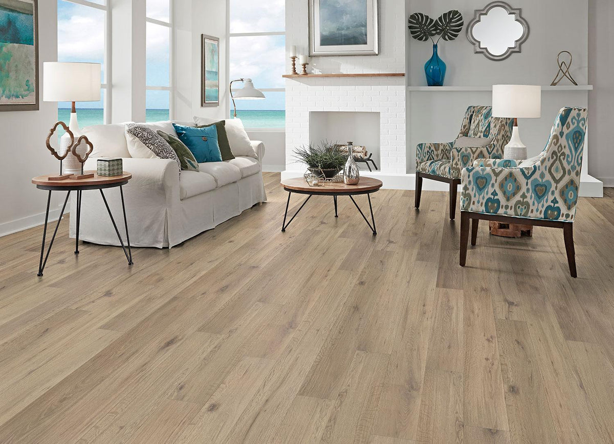 Tesoro - NaturaLux - 7.5 in. x 74 in. Engineered Hardwood - Cappucino Oak Installed