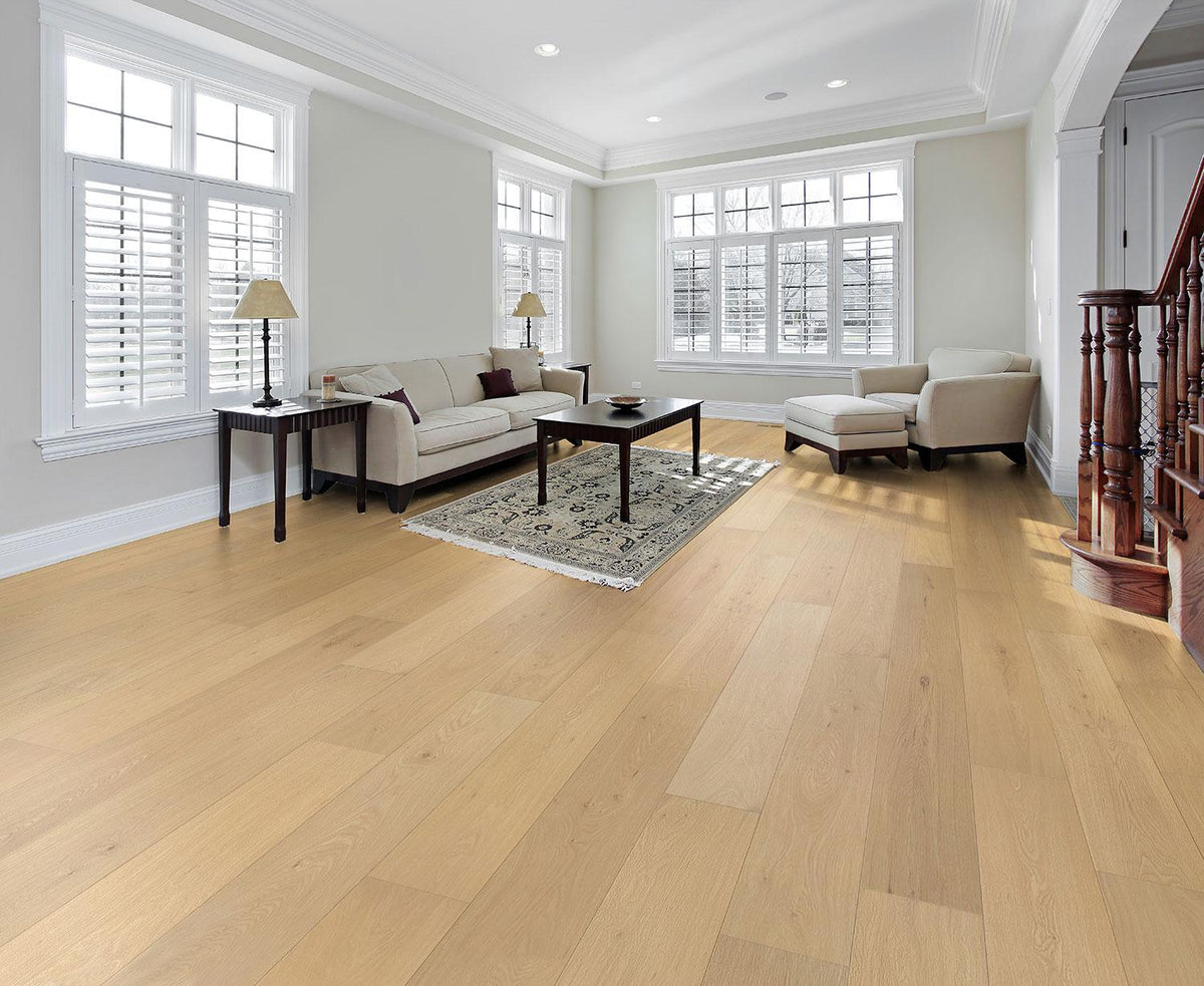 Tesoro - NaturaLux - 7.5 in. x 74 in. Engineered Hardwood - Classic Oak Installed