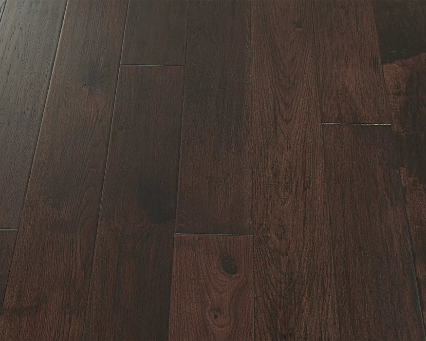 LW Flooring - Traditions - 5" x 47 1/4" RL - American Hickory Engineered Hardwood - Wild Blackberry Close View 2