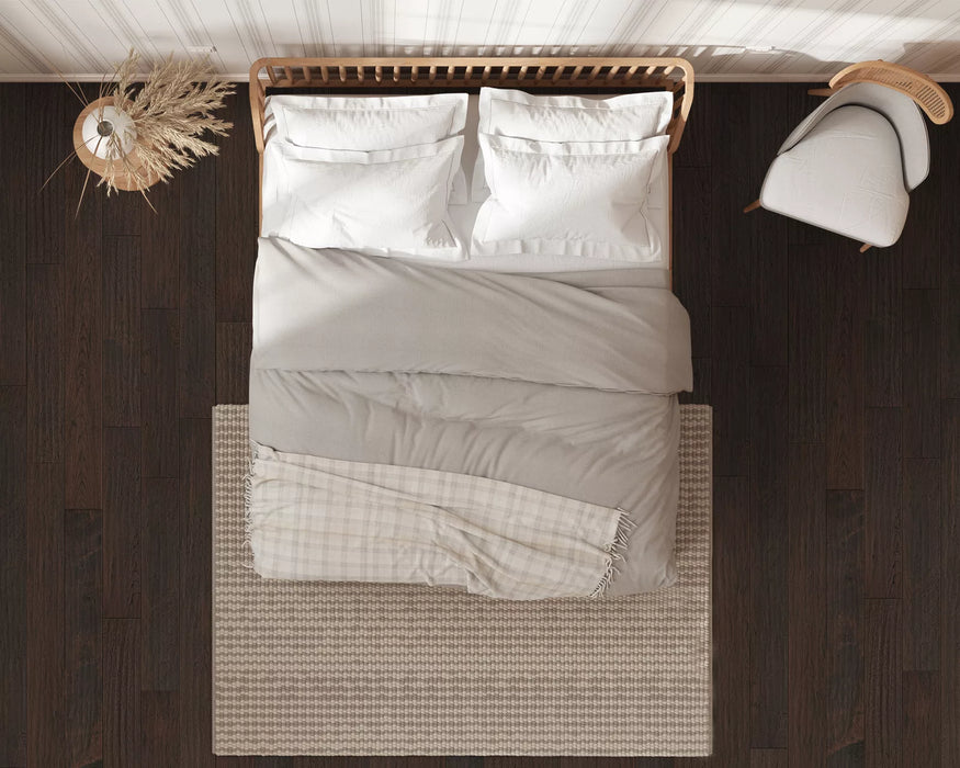 LW Flooring - Traditions - 5" x 47 1/4" RL - American Hickory Engineered Hardwood - Wild Blackberry Top View