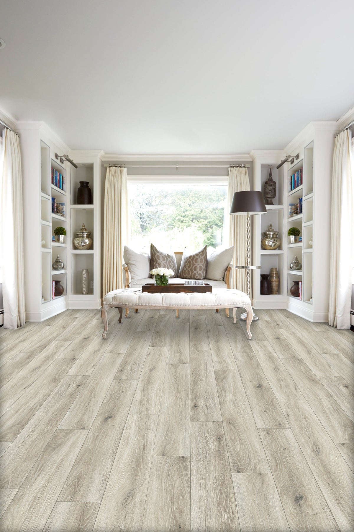 Floors 2000 - Woodlands Collection 7 in. x 48 in. Luxury Vinyl - Shell floor installation