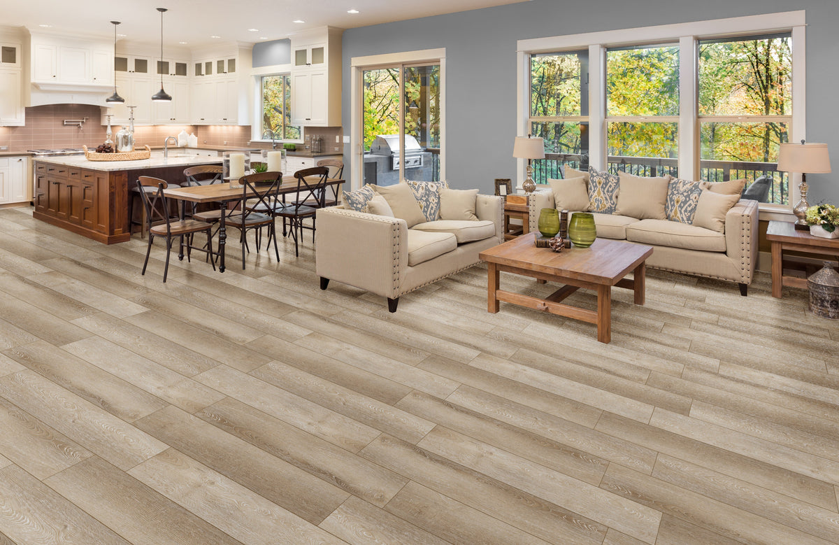 Floors 2000 - Woodstock Collection 7 in. x 48 in. Luxury Vinyl - Acorn floor installation