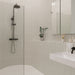WOW - Aquarelle Collection - Aquarelle - 3" x 12" - Ceramic Tile - Glossy - Greige Installed