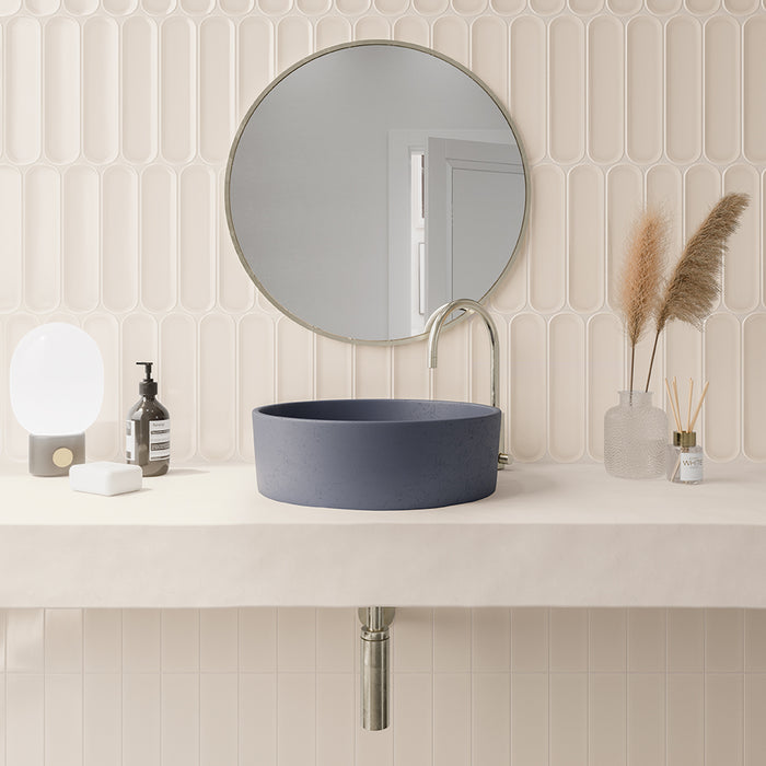 WOW - Aquarelle Collection - Aquarelle - 3" x 12" - Ceramic Tile - Glossy - Vapor Installed