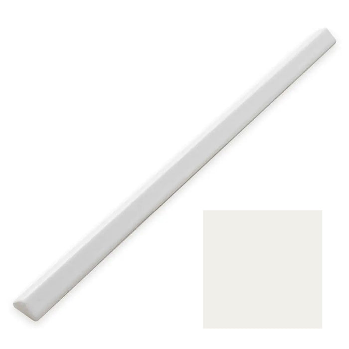 WOW - Twin Peaks - TP Edge XL - .3" x 12" - Ceramic Tile - Matte - Snow