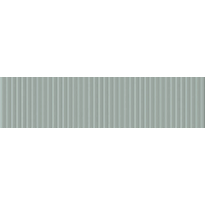 WOW - Twin Peaks - TP Low - 3" x 12" - Ceramic Tile - Matte - Celadon Green