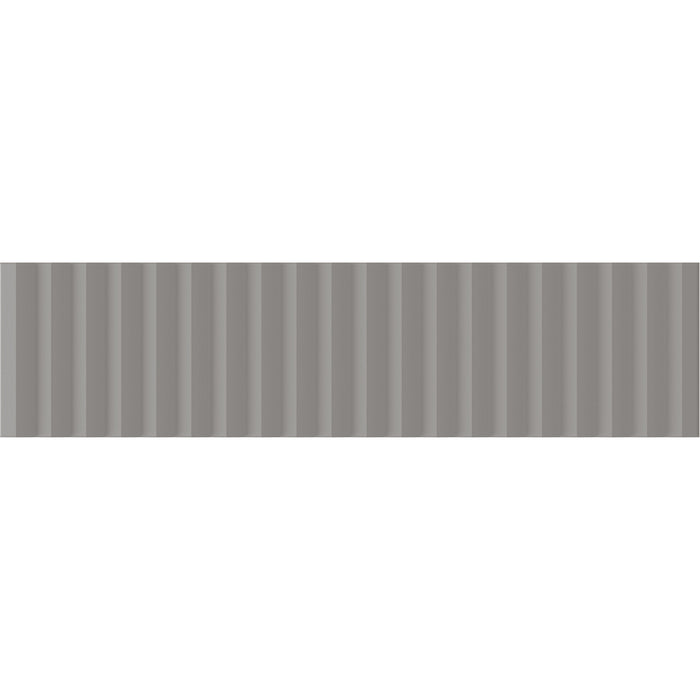 WOW - Twin Peaks - TP Med - 3" x 12" - Ceramic Tile - Matte - Grey