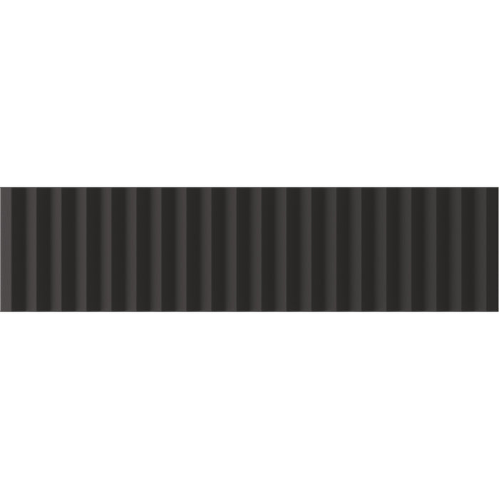 WOW - Twin Peaks - TP Med - 3" x 12" - Ceramic Tile - Matte - Nero