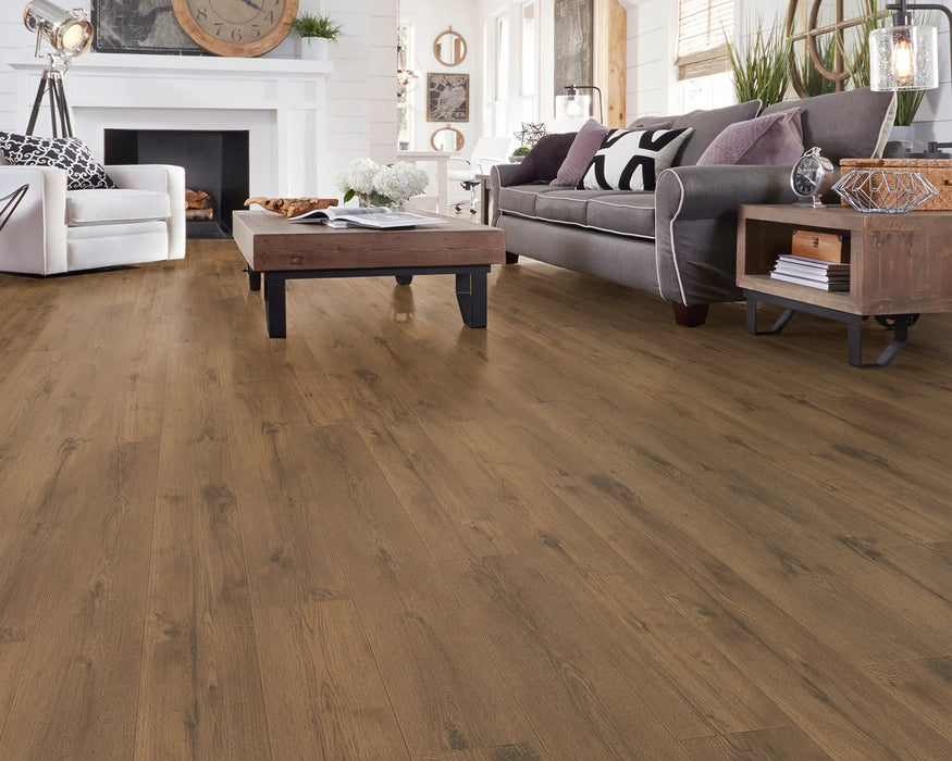 LW Flooring - Lakeview 7" x 48" Rigid Core Vinyl - Yellowstone Room Scene