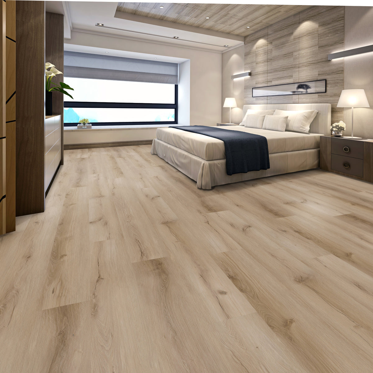 Floors 2000 - Yukon Collection 9 in. x 72 in. Luxury Vinyl - Light Maple floor installation