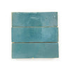 See Lungarno - Zellige Classique 2 in. x 6 in. Glazed Terracotta Wall Tile - Blue City