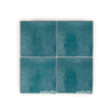 See Lungarno - Zellige Classique 4 in. x 4 in. Glazed Terracotta Wall Tile - Blue City