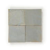 See Lungarno - Zellige Classique 4 in. x 4 in. Glazed Terracotta Wall Tile - Gris Perle