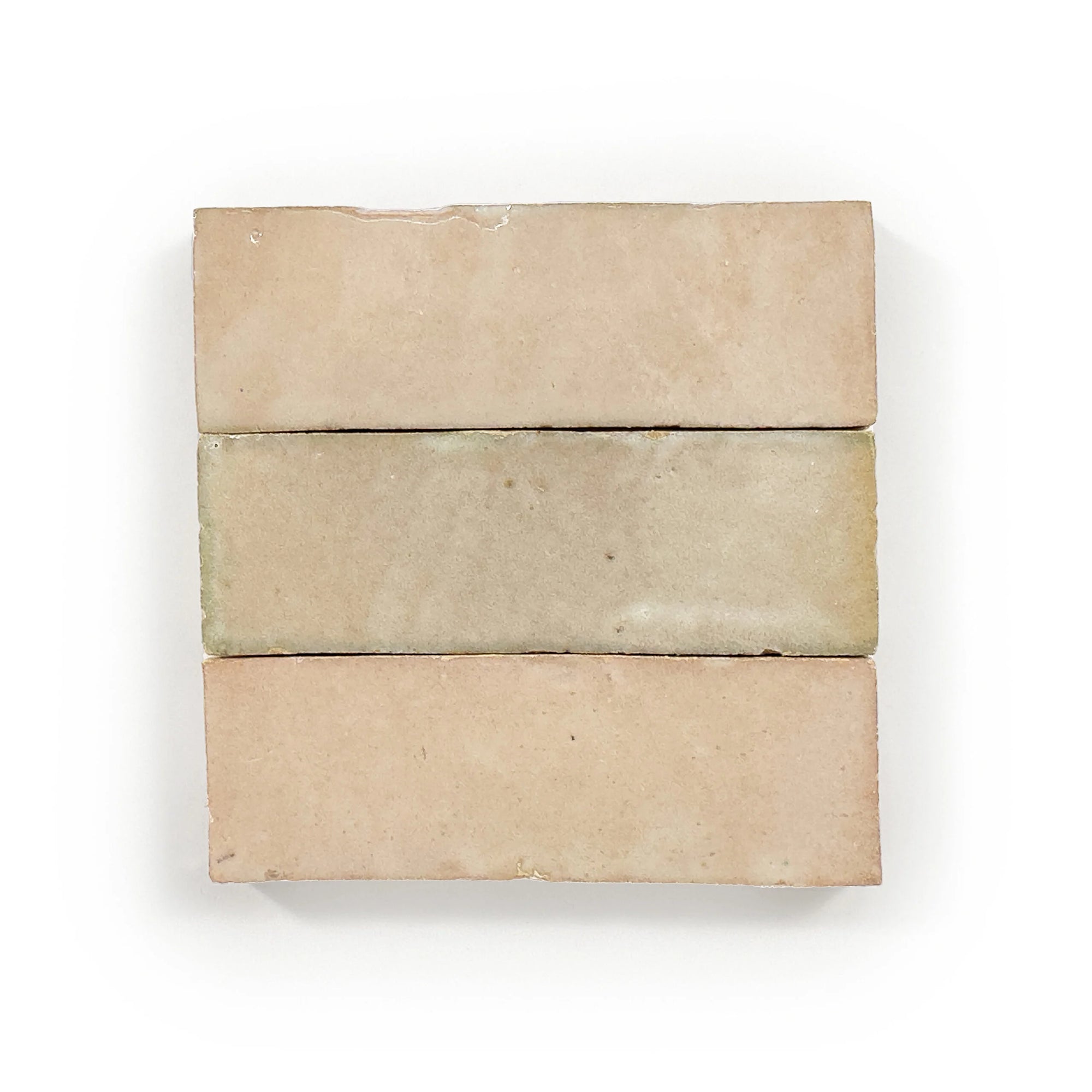 Lungarno - Zellige Classique 2 in. x 6 in. Glazed Terracotta Wall Tile - Sahara Rose
