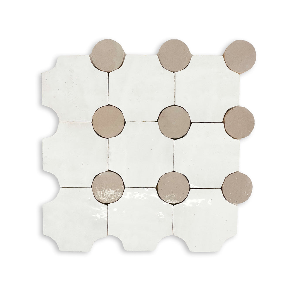 Lungarno - Zellige Classique Glazed Terracotta Mosaic - Atlas