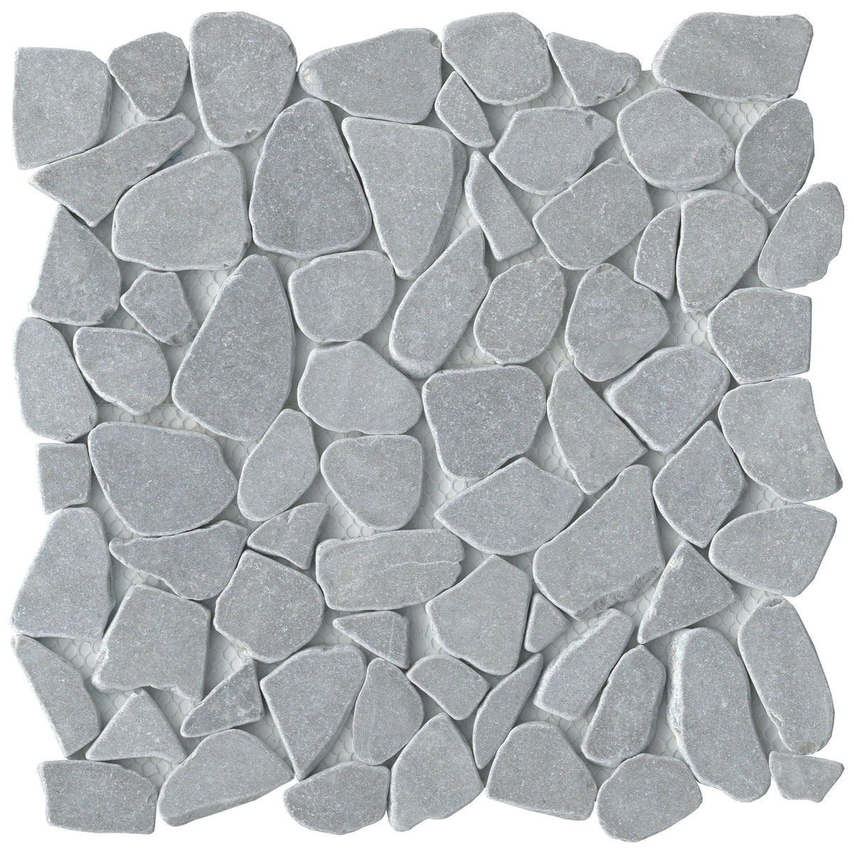Emser Tile - Cultura 12&quot; x 12&quot; Pebbles Mosaic - Silver