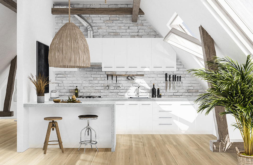 MSI - Nove Plus Luxury Vinyl Plank - Akadia floor installation