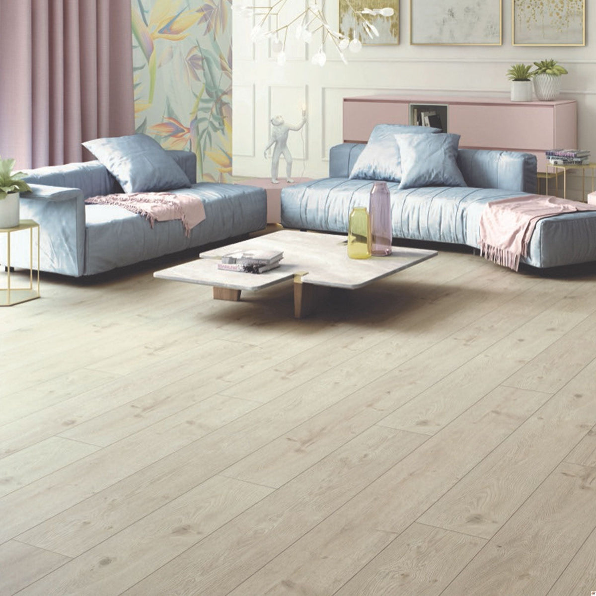 Ribadao - Stravaganza Collection 10 in. x 70 in. Vinyl Plank - Amalfi floor installation