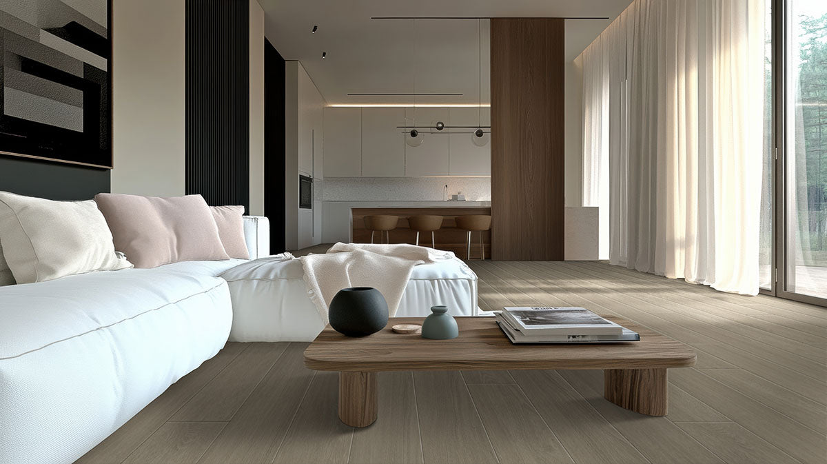 MSI - Wayne Parc Reserve Luxury Vinyl Plank - Andaz Living Room Install