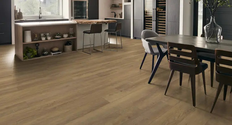 Mannington - Adura Apex - Mokuzai 8 in. x 72 in. WPC Luxury Vinyl - Sapling Kitchen Install