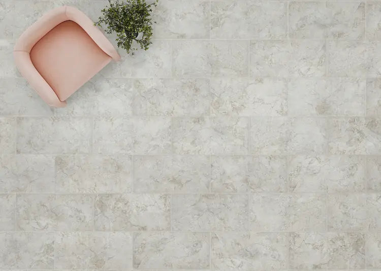 Mannington - Adura Apex - Rapolano 18 in. x 36 in. WPC Luxury Tile - Marble Installed